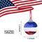 24 Pieces Independence Day Sequin Balls Ornaments- 1.57 Inch 4th of July Patriotic Ornaments Hanging Balls- Red White Blue Tree Balls Ornaments for Memorial Day Veteran Day Tree Decorations